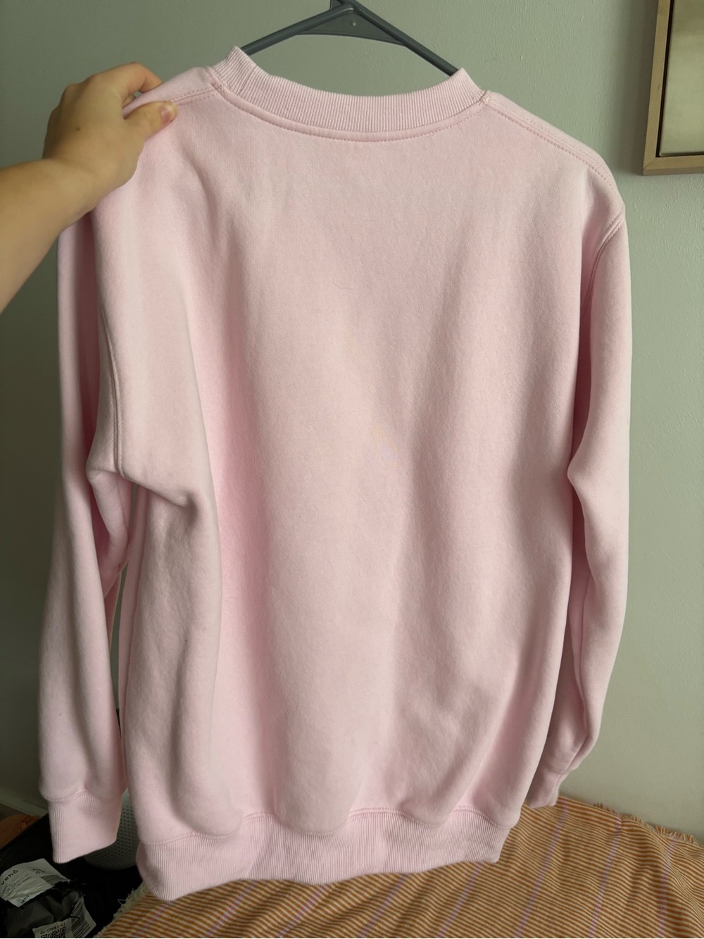 Pink Embroidered Crewneck Sweatshirt - Women’s Sweater Nurse Healthcare - Picture 2 of 2